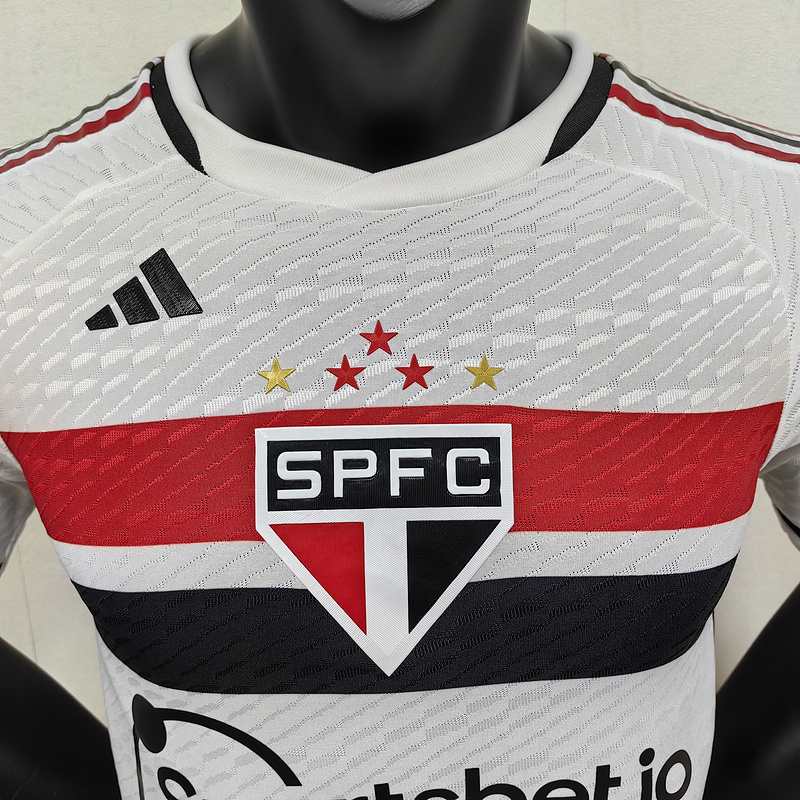 AAA Quality Sao Paulo 23/24 Home Soccer Jersey(Player)